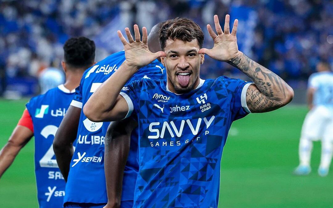 Tricolor estuda a contratação de Marcos Leonardo desde a última semana (Foto: Reprodução/Instagram @alhilal)