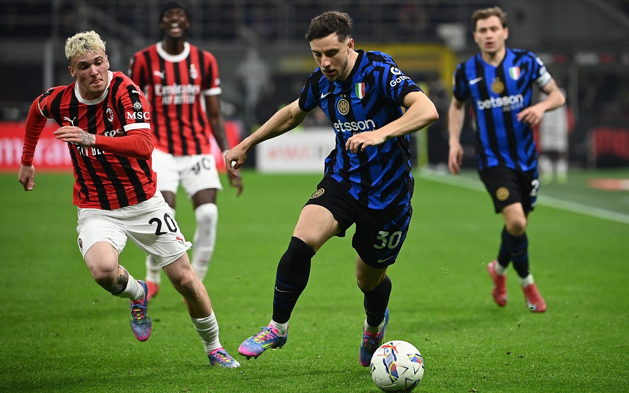 Milan e Inter de Milão buscam vaga na final da Copa da Itália (Foto: Isabella Bonotto/AFP)