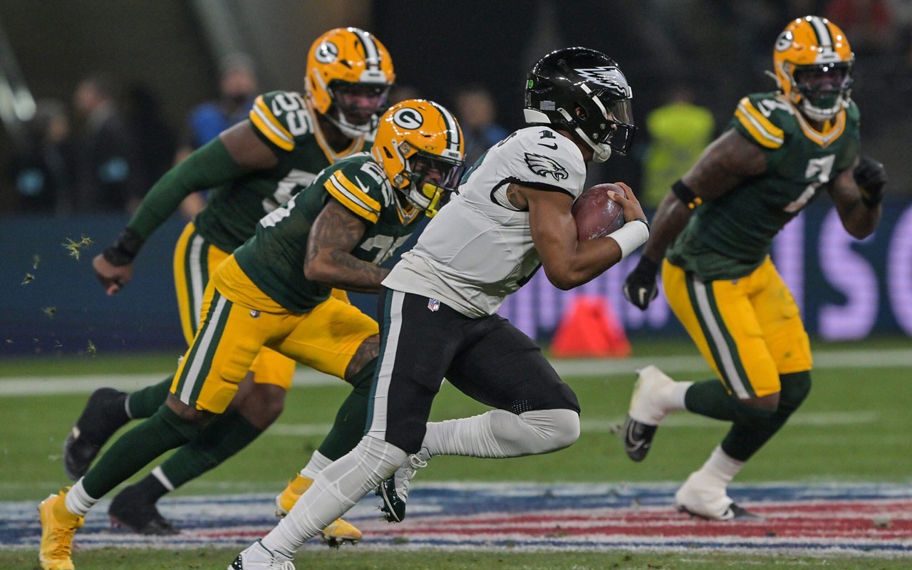 Primeiro jogo da NFL no Brasil (Foto: Nelson Almeida / AFP)