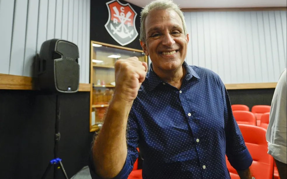 Luiz Eduardo Baptista, o BAP, presidente do Flamengo (Foto: Marcelo Cortes/CRF)