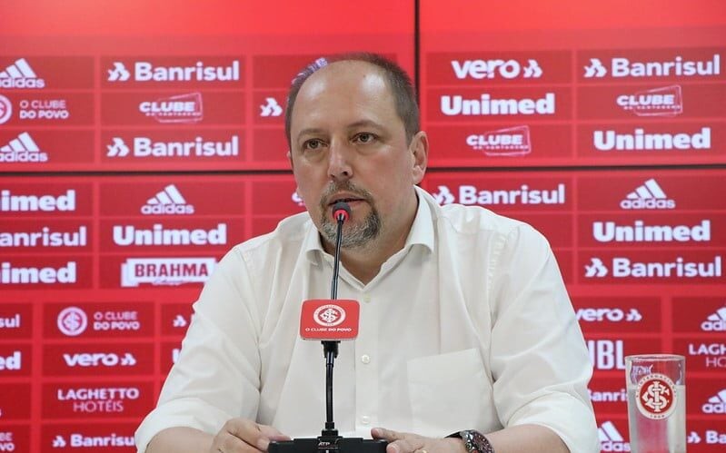 Presidente do Inter deu declarações após o duelo com o Flamengo. (Foto: Divulgação/Inter)