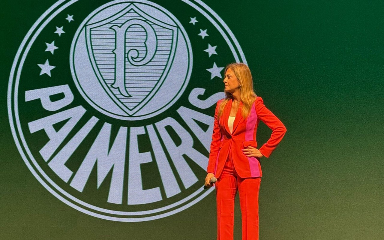 Leila Pereira, presidente do Palmeiras. (Foto: Vitor Palhares/Lance!)