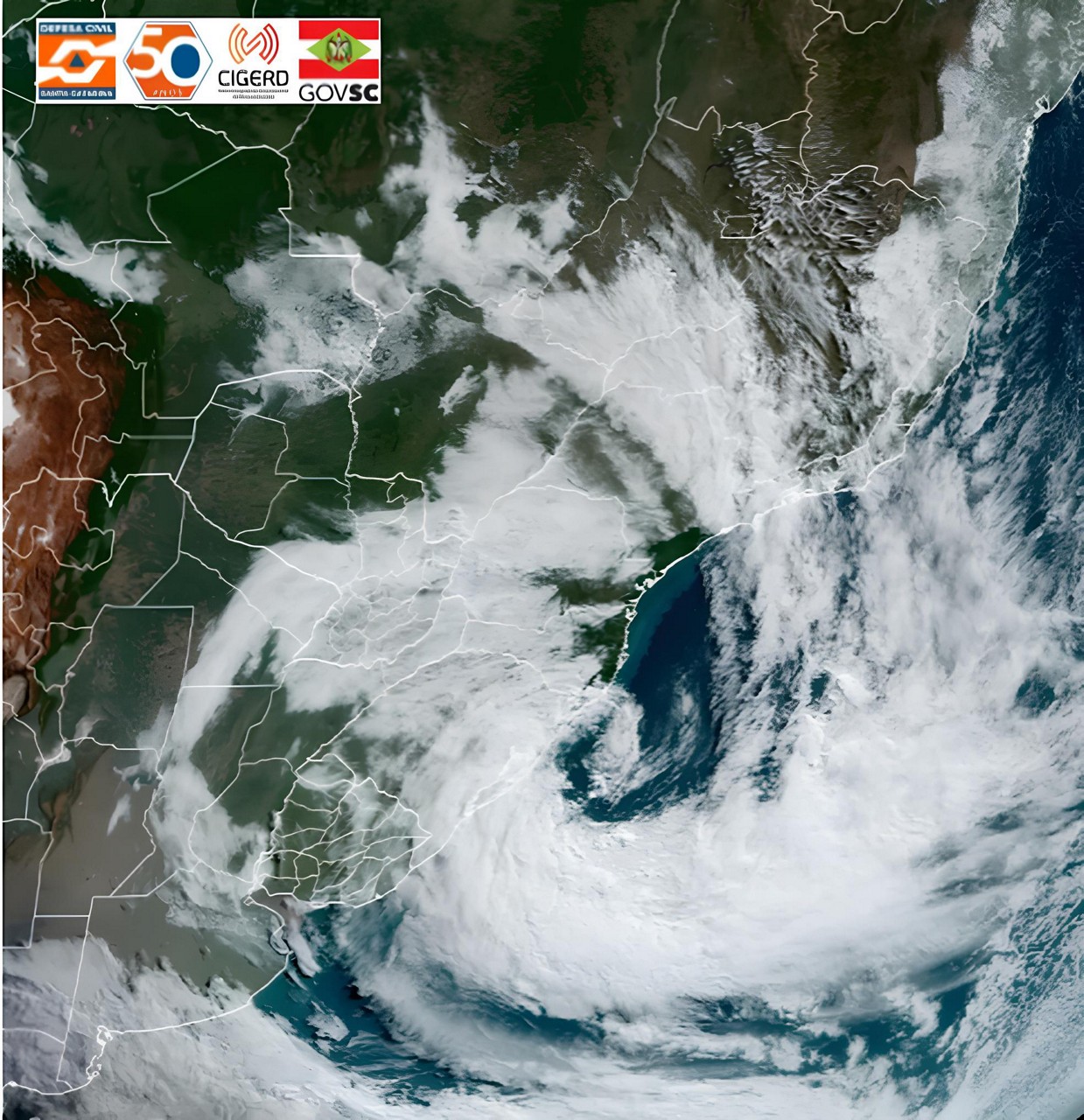 CICLONE EXTRATROPICAL EM SC