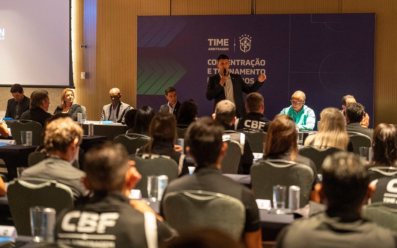 Rodrigo Cintra, coordenador-geral da Comissão de Arbitragem (foto: Lesley Ribeiro/CBF)