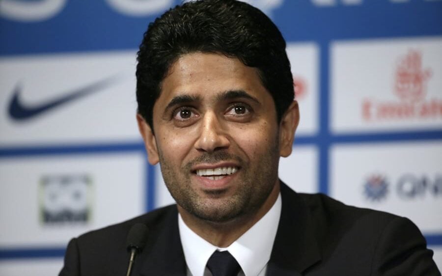 Nasser Al-Khelaifi, dono do PSG (Foto: KENZO TRIBOUILLARD)
