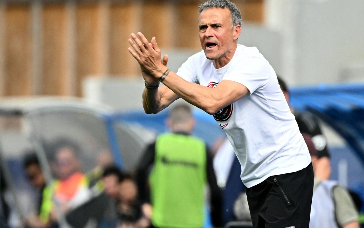 Luis Enrique quebrou um recorde histórico pelo PSG (Foto: SEBASTIEN BOZON / AFP)