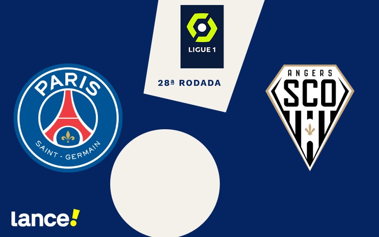 PSG x Angers pela Ligue 1 (Arte: Lance!)