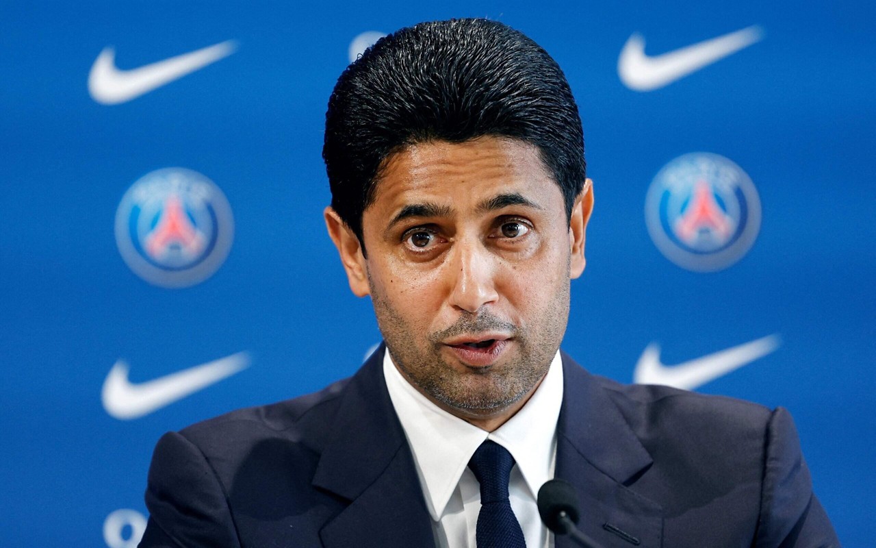 Nasser Al-Khelaifi é presidente do PSG desde 2011 (Foto: Geoffroy Van Der Hasselt/AFP)