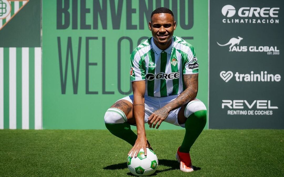 Natan está emprestado pelo Napoli ao Real Betis, da Espanha (Foto: Divulgação / Real Betis)