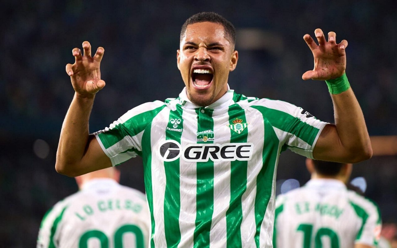 Vitor Roque está emprestado ao Betis, da Espanha (Foto: Reprodução/Real Bétis)