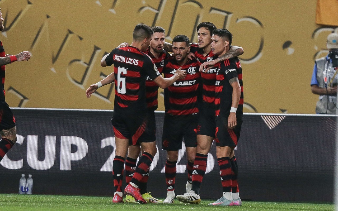 Flamengo encara o Chelsea no Lincoln Financial Field, na Filadélfia (Foto: Gilvan de Souza/Flamengo)