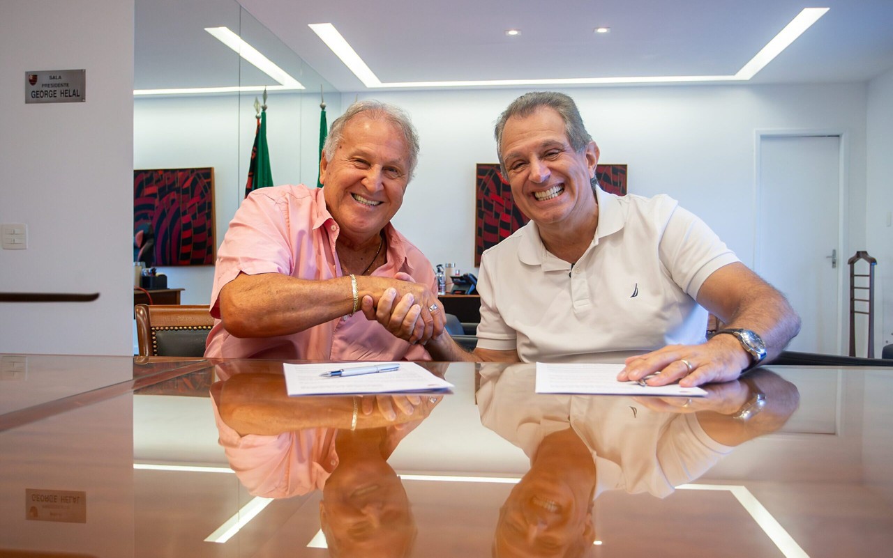 Zico é o novo embaixador do Flamengo (Foto: Mariana Sá/Flamengo)