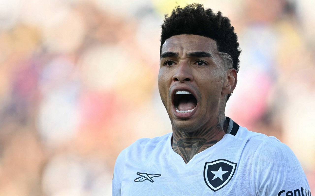 Igor Jesus fez o gol da vitória do Botafogo (Foto: Yuri Cortez/AFP)