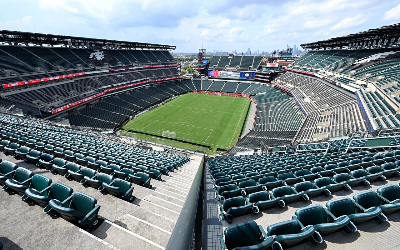 Lincoln Financial Field, na Filadélfia, será palco de Flamengo x Espérance (Foto: Reprodução / X)