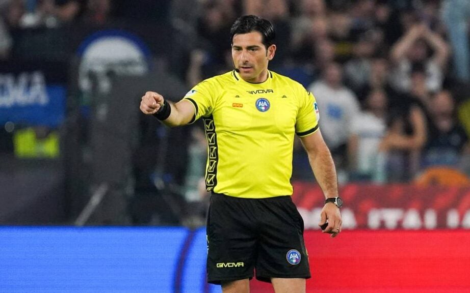 Fabio Maresca, árbitro italiano (Foto: Alessio Morgese/AFP)
