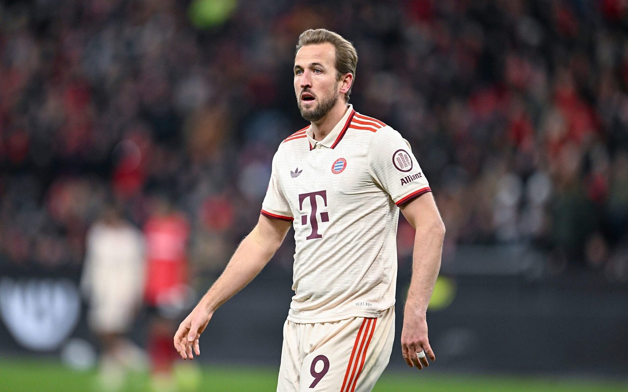 Harry Kane em partida pelo Bayern de Munique (Foto: Teresa Kroeger/RHR-FOTO Credit: dpa picture alliance/Alamy Live News)