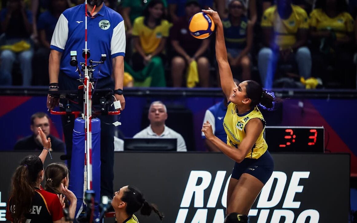Brasil x Alemanha, VNL feminina (Foto: Divulgação / VNL)