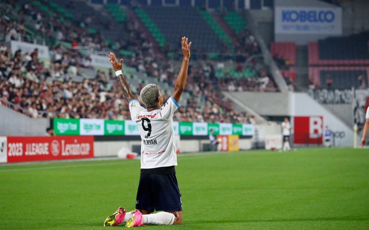 Marcelo Ryan foi encontrado pelos analistas de desempenho do São Paulo (Divulgação/Yokohama FC)