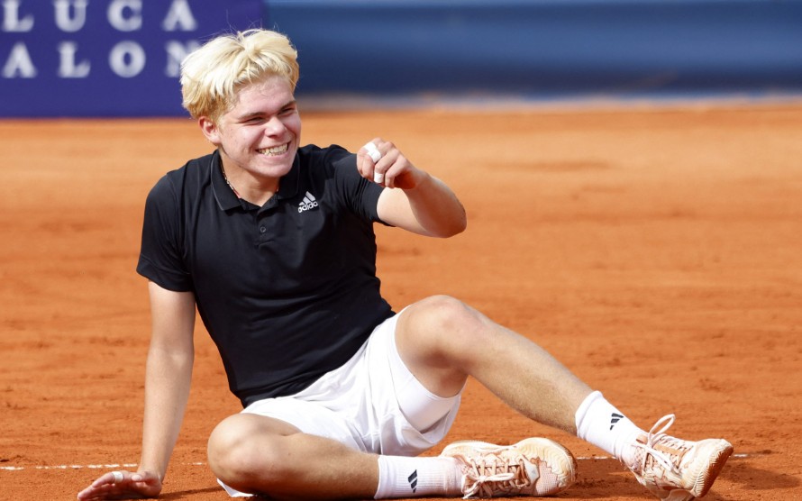 O alemão Diego Dedura, de 17 anos, no ATP de Munique (Divulgação)
