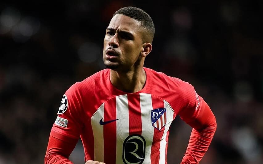 Alvo do Flamengo, Samuel Lino em ação pelo Atlético de Madrid (Foto: Reprodução / Instagram)