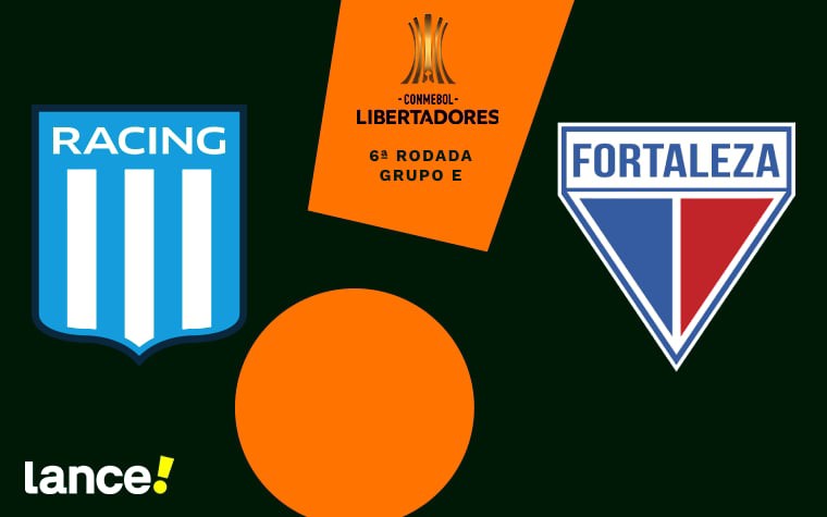 Racing e Fortaleza se enfrentam pela Libertadores (Foto: Lance!)