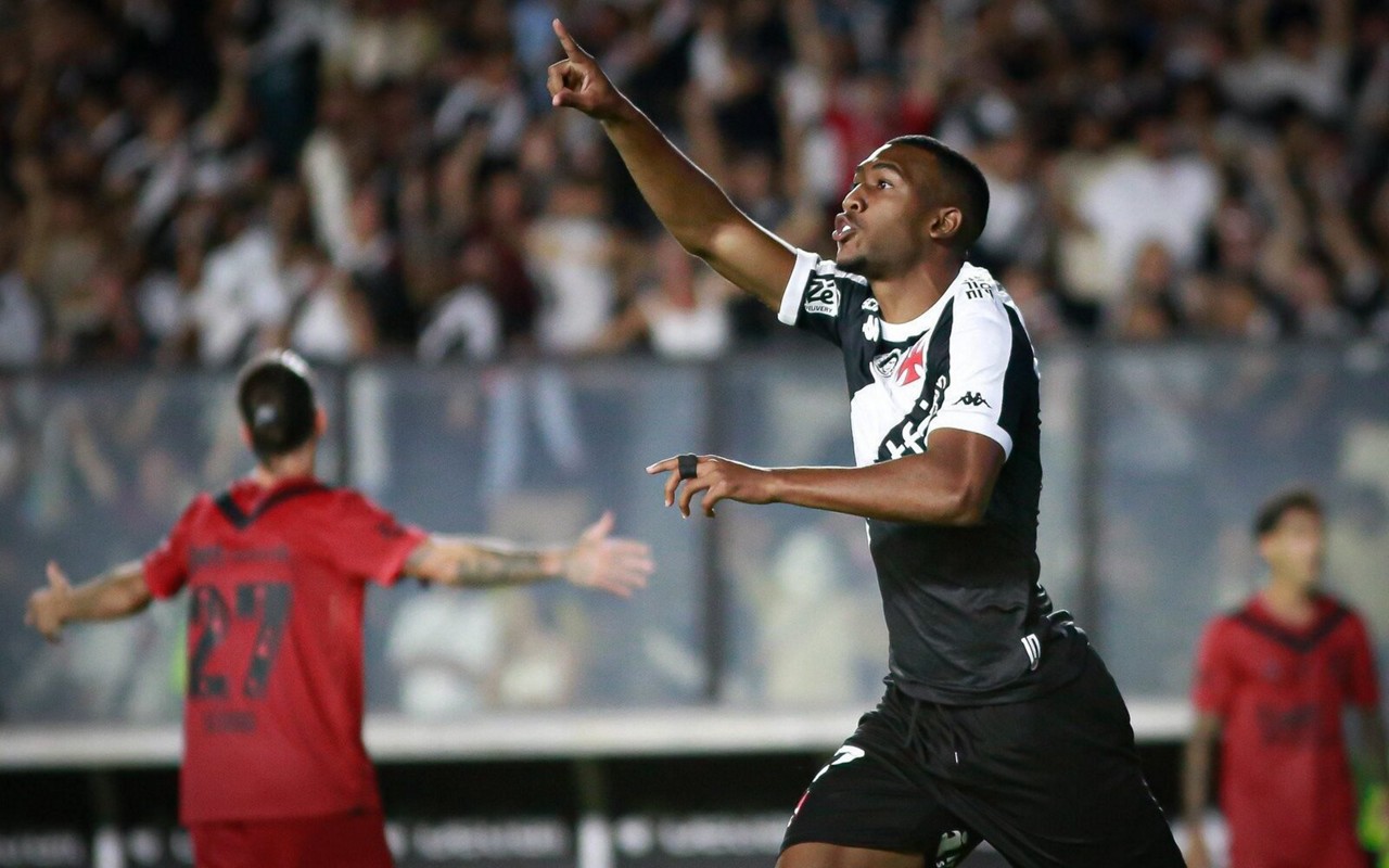 Rayan marcou na vitória do Vasco sobre o Sport (Foto: Matheus Lima/Vasco)