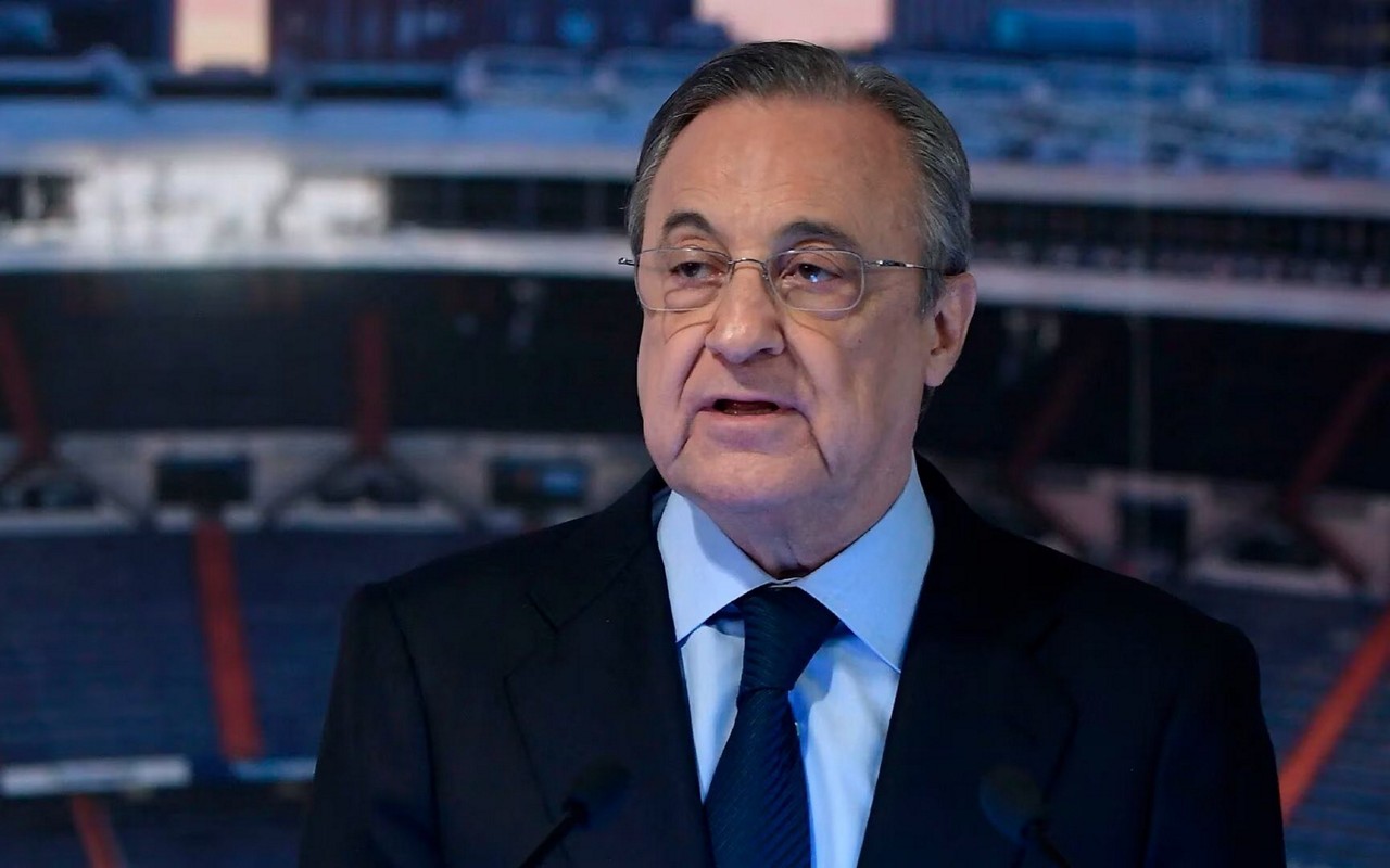 Florentino Pérez, presidente do Real Madrid (Foto: AFP)