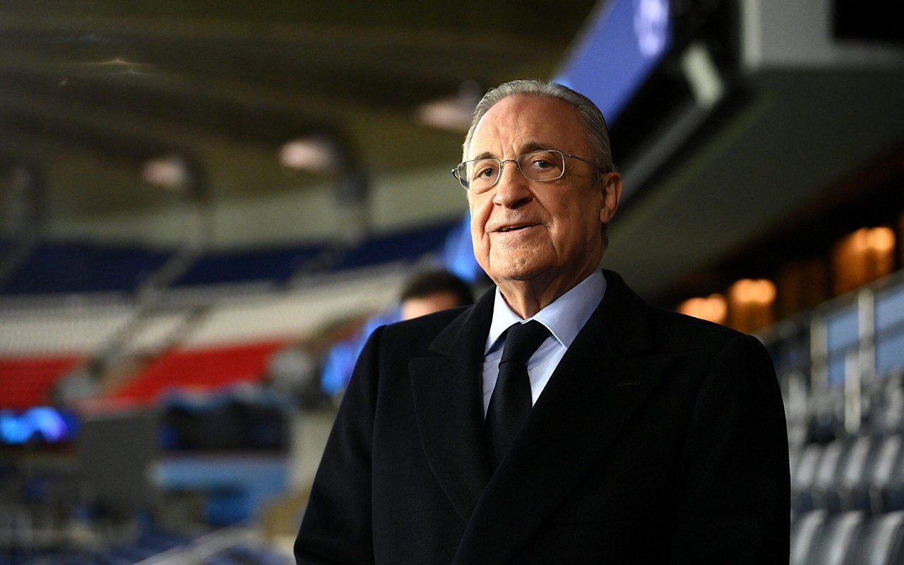 Florentino Pérez do Real Madrid (Foto: Franck Fife/AFP)