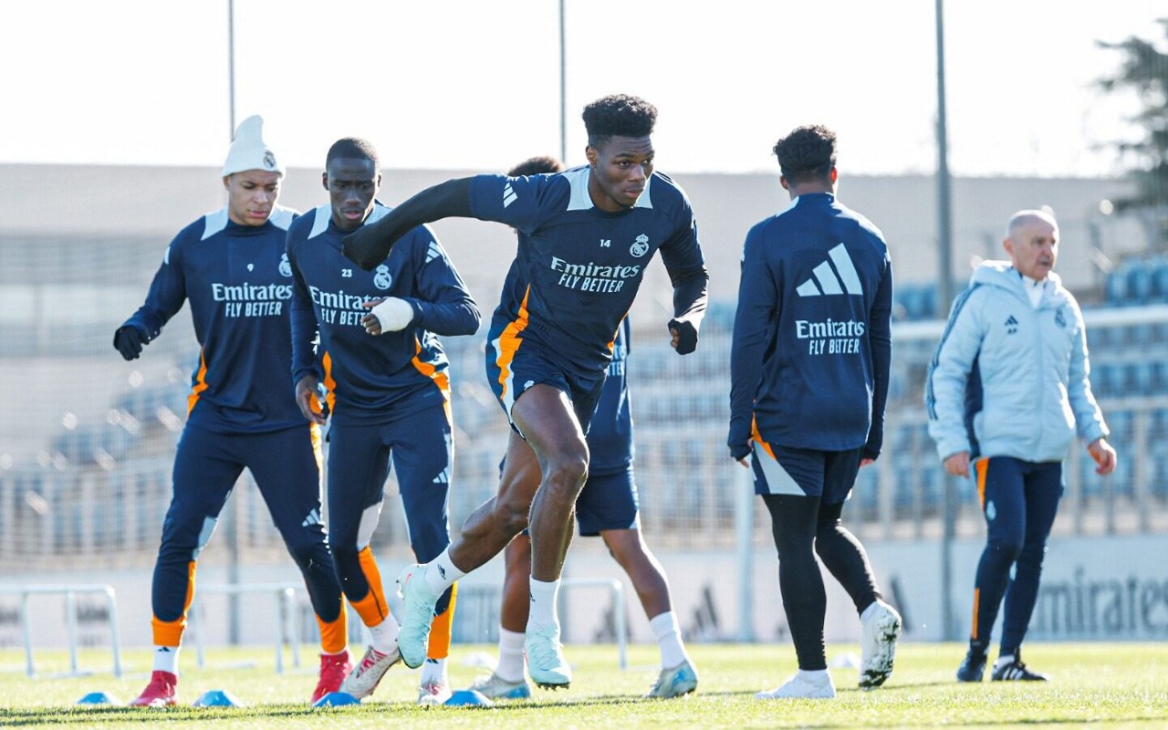 Real Madrid se prepara para enfrentar o Leganés, pela Copa do Rei (Foto: Divulgação/Real Madrid)