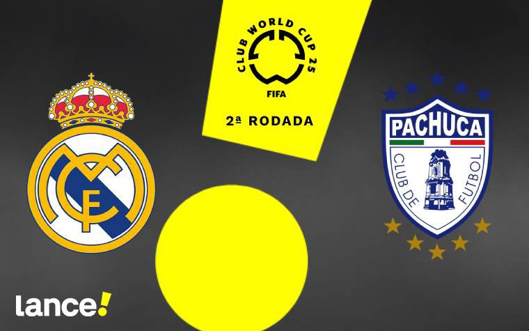 Real Madrid e Pachuca se enfrentam pelo Grupo H do Mundial de Clubes (Arte: Lance!)