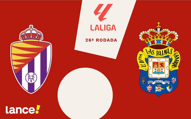 Real Valladolid x Las Palmas: 26ª rodada de La Liga (Foto: Arte/Lance!)