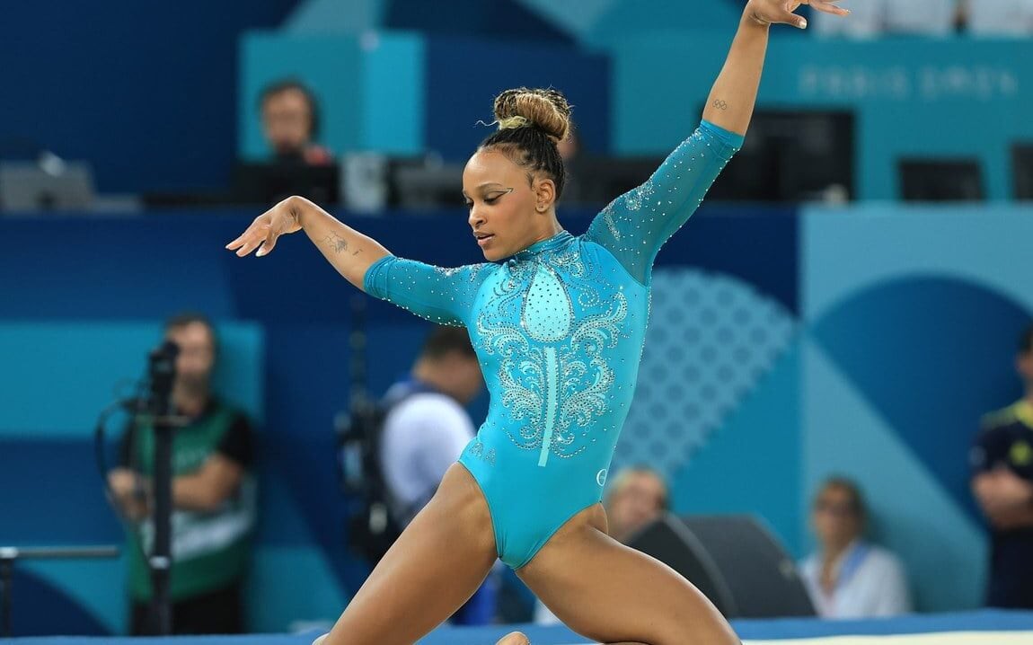 Rebeca Andrade fez história com série de solo (Foto: Ricardo Bufolin/ CBG)