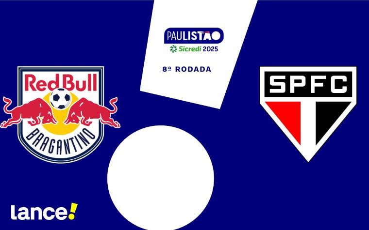 Bragantino e São Paulo se enfrentam pelo Campeonato Paulista (Arte: Lance!)