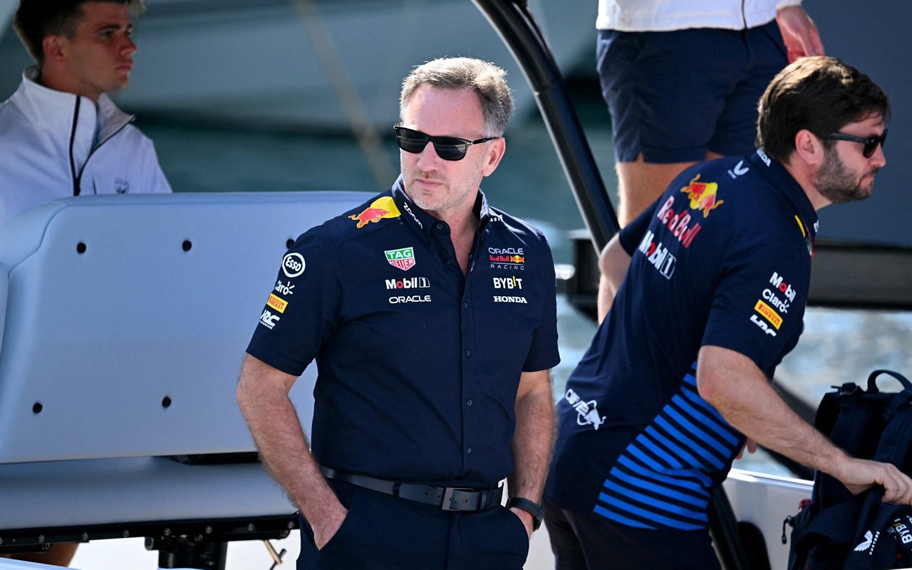 Christian Horner, chefe da Red Bull Racing (Foto: NICOLAS TUCAT / AFP)