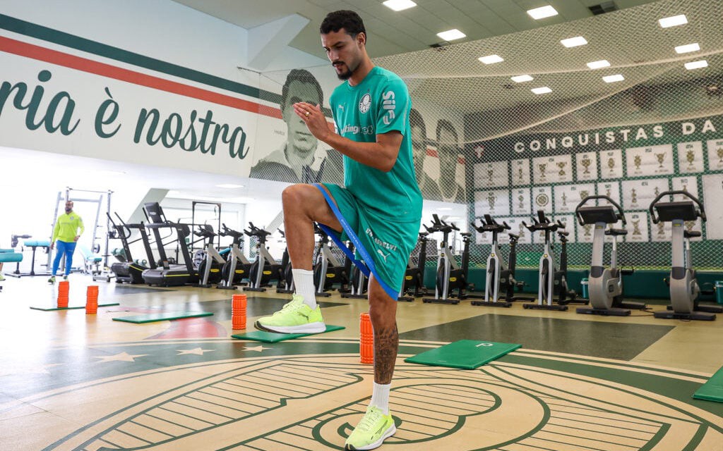 Jefté já conheceu a Academia de Futebol (Foto: Fabio Menotti/Palmeiras/by Canon)