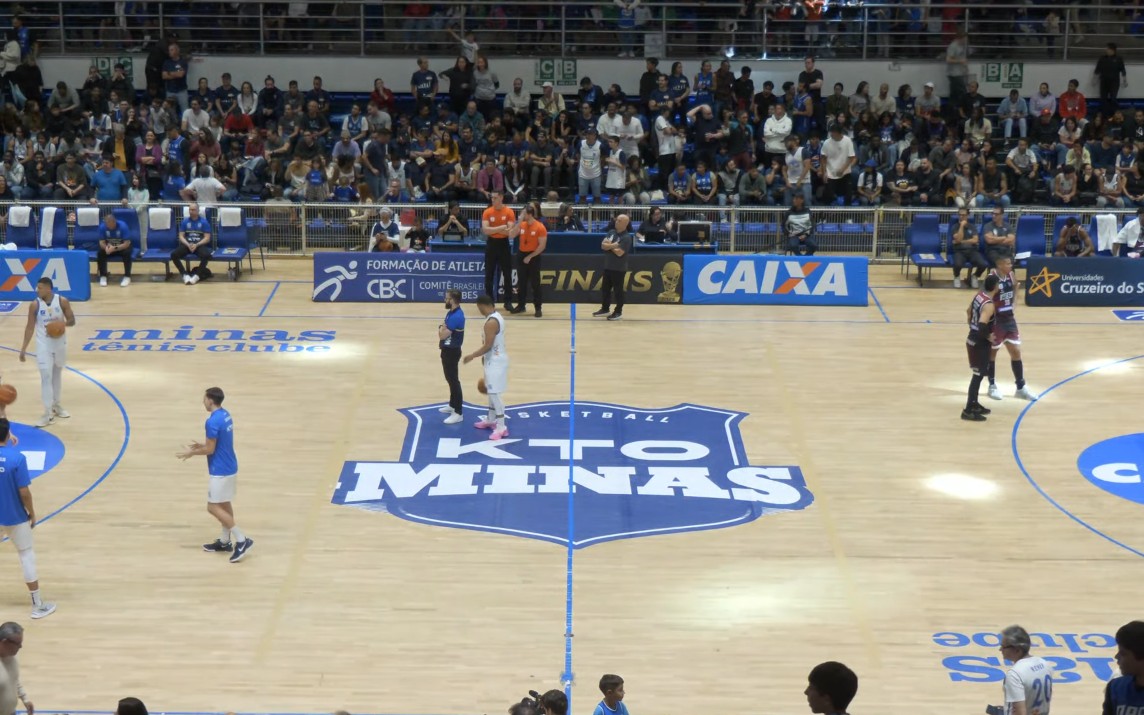 Quadra do NBB para o jogo dois das finais (Foto: Reprodução / NBB)