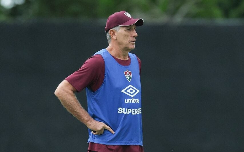 Renato Gaúcho em treino do Fluminense nos Estados Unidos, em preparação para o Mundial de Clubes (Foto: Marcelo Gonçalves / FFC)