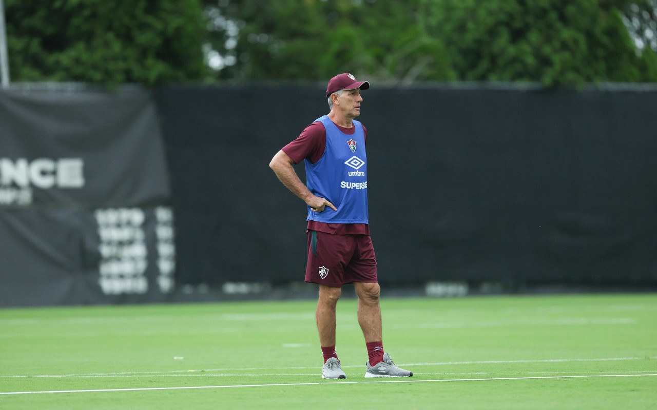 Renato Gaúcho em treino do Fluminense nos Estados Unidos, em preparação para o Mundial de Clubes (Foto: Marcelo Gonçalves / FFC)