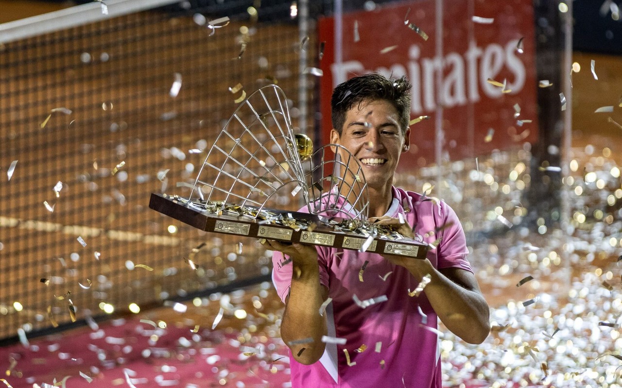 Sebastian Baez vence edição de 2025 do Rio Open (Foto: Fotojump)