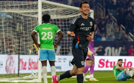 Hirving Lozano na partida contra o Seattle Sounders (Foto: Reprodução/Instagram/San Diego Football Club)