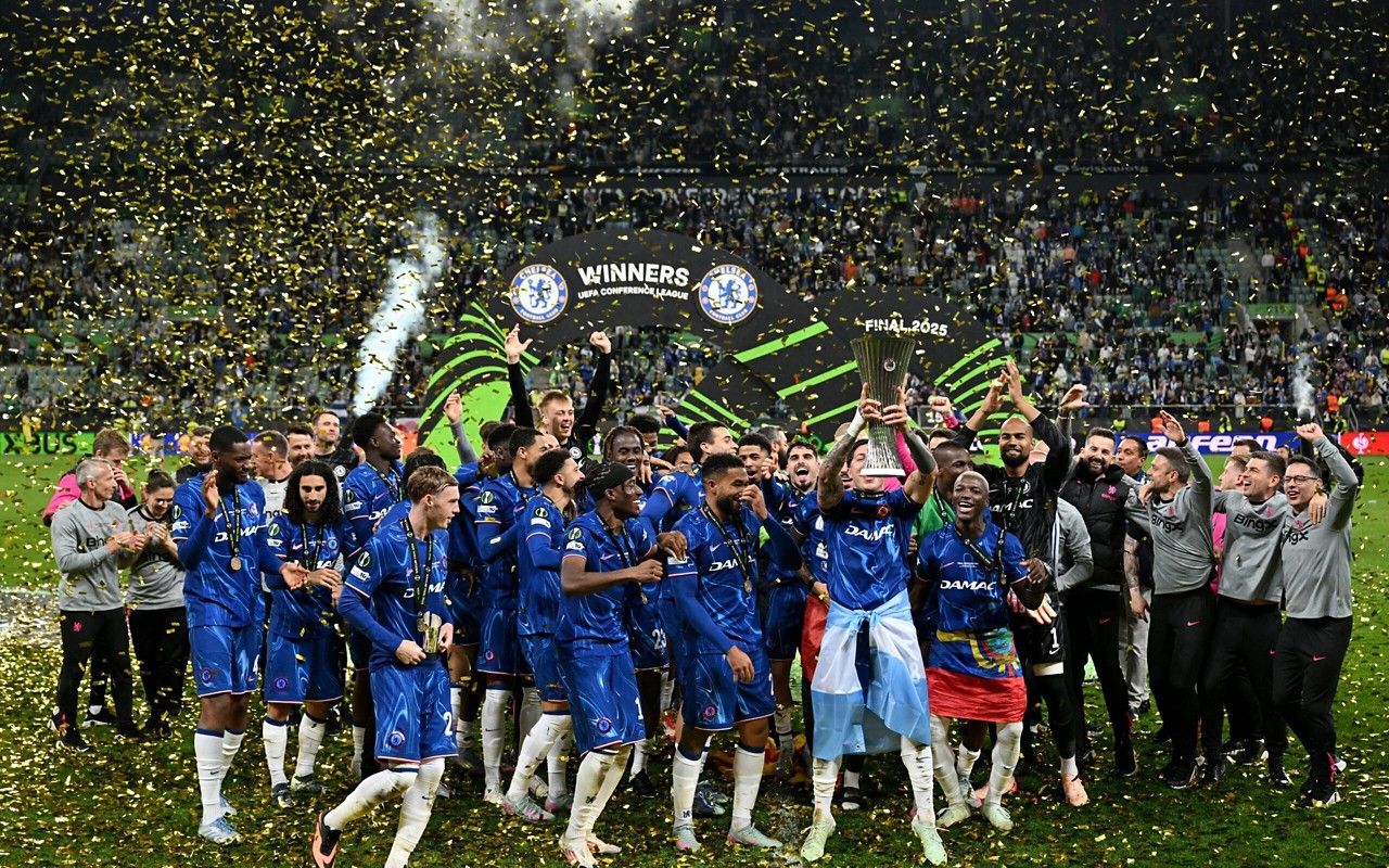 Chelsea foi campeão da Conference League (Foto: Sergei GAPON / AFP)