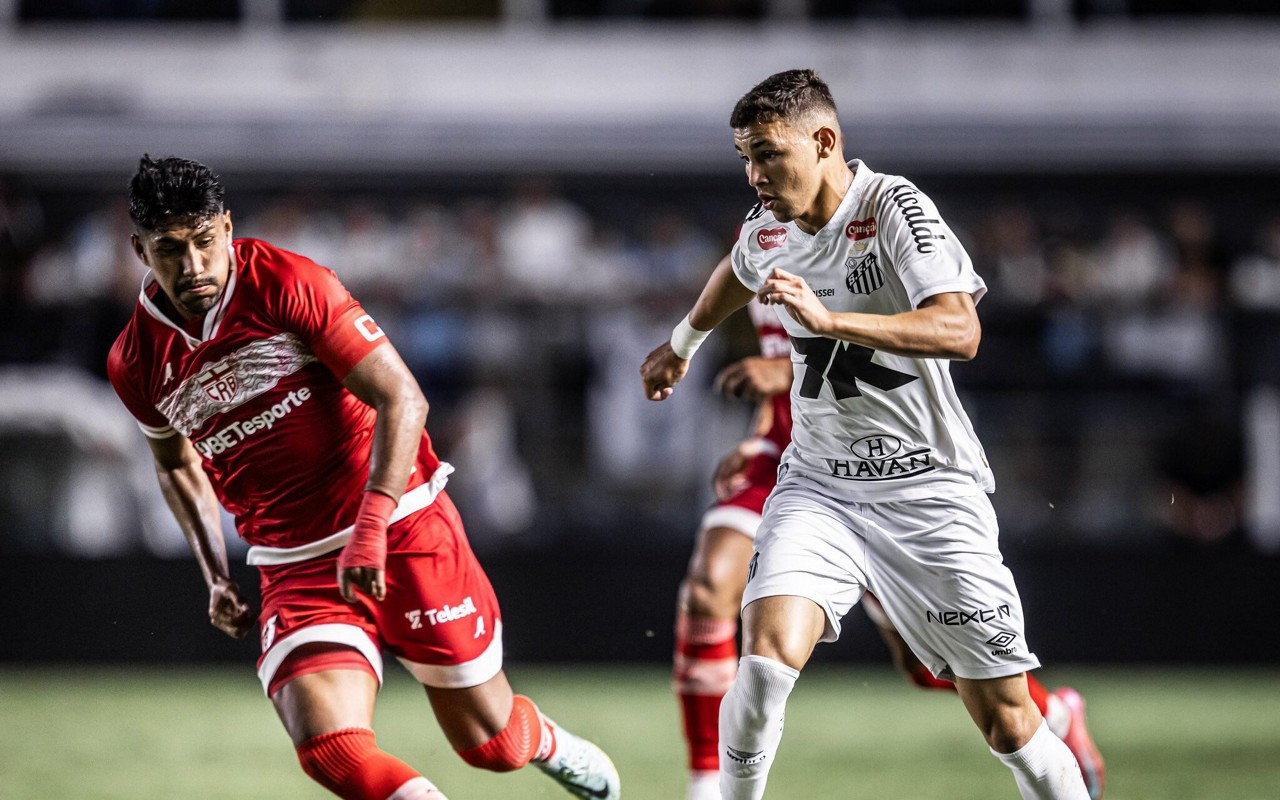 Santos encara o CRB (Foto: Raul Baretta/ Santos FC)