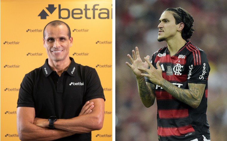 Rivaldo elogia Pedro, do Flamengo (Fotos: Betfair e Alexandre Loureiro/AGIF)