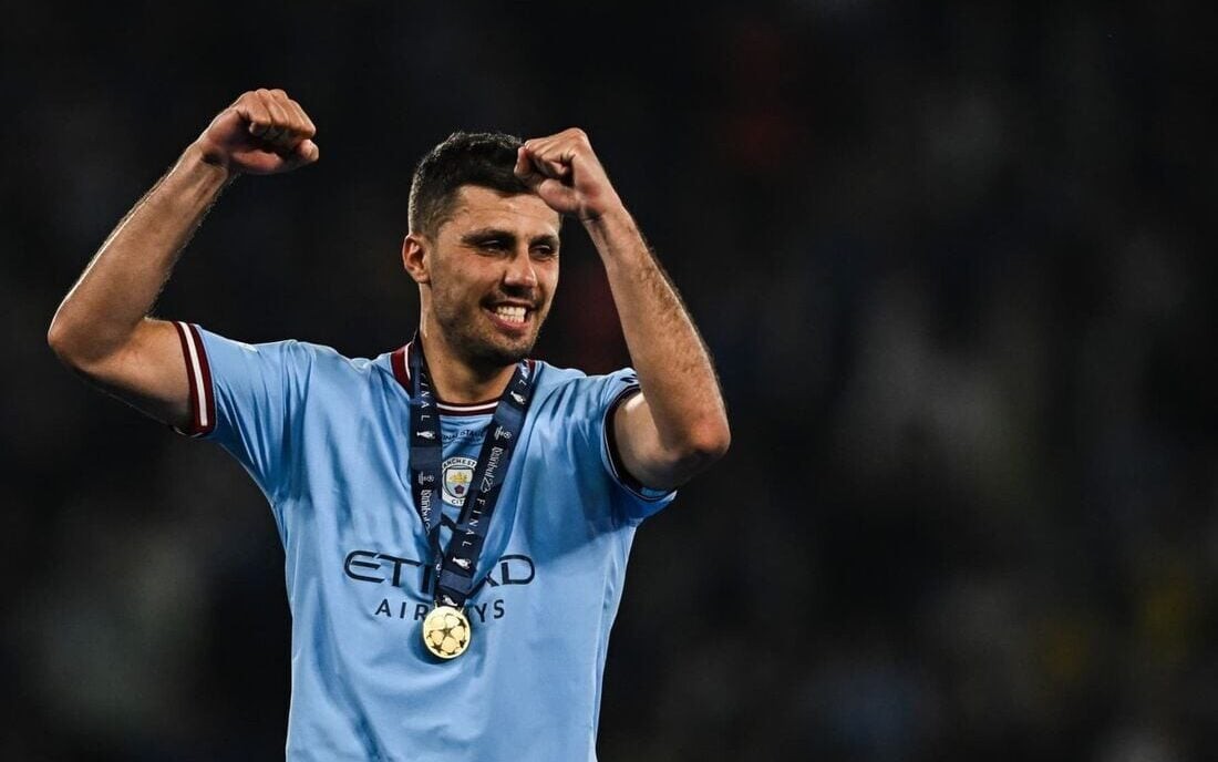 Rodri, do Manchester City (Foto: Paul Ellis/AFP)