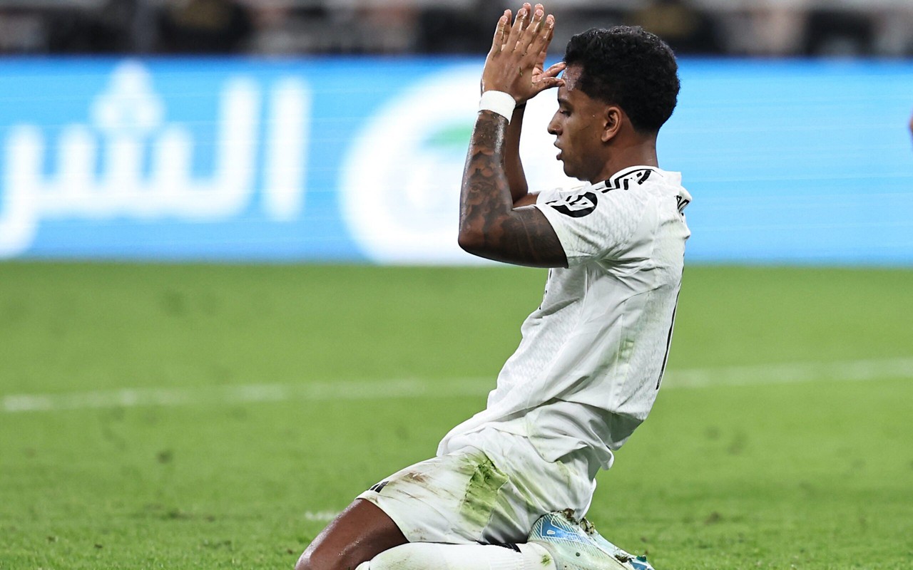 Rodrygo ficou fora da primeira convocação de Ancelotti pela Seleção Brasileira (Foto: Fadel Senna/AFP)