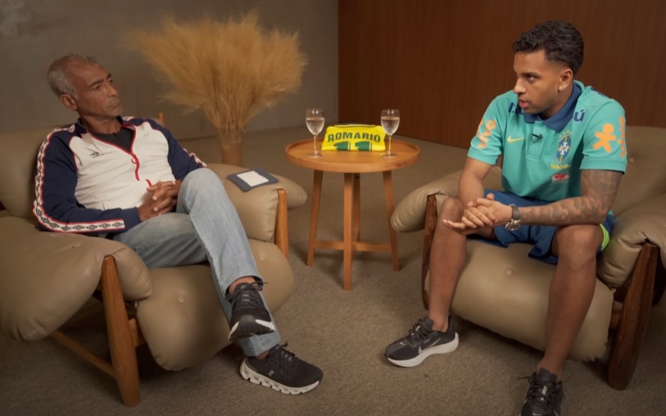Rodrygo - Romário TV (Foto: Reprodução)