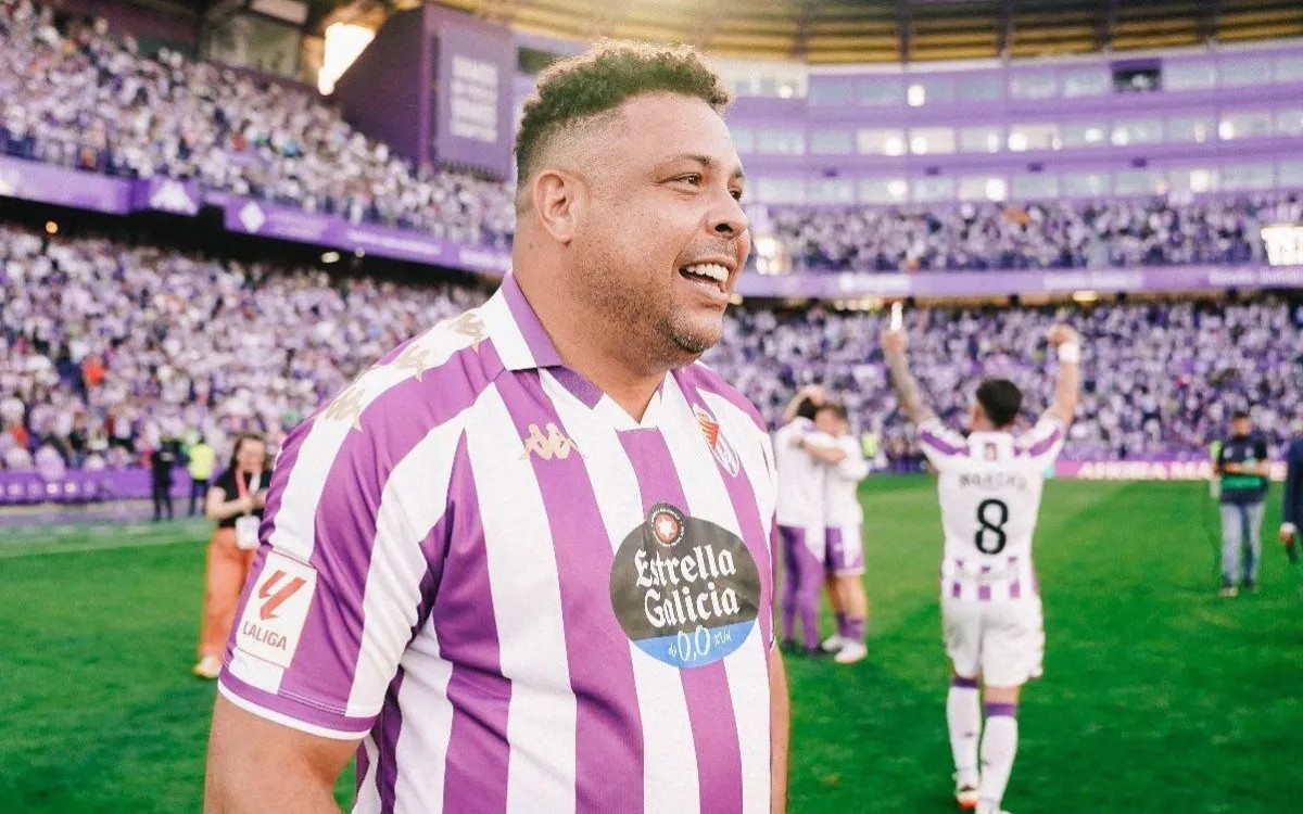 Ronaldo vendeu o Valladolid para grupo norte-americano (Foto: Divulgação/Real Valladolid)