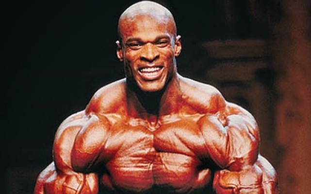 Ronnie Coleman no palco do Mr Olympia (Foto: Divulgação)