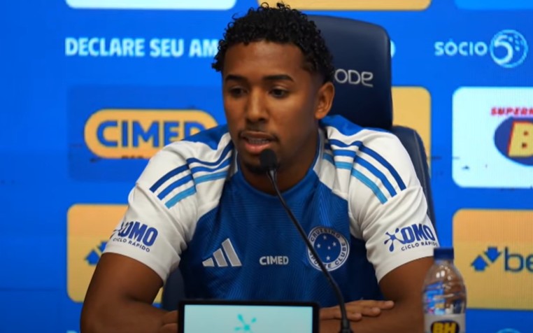 Ryan Guilherme disse que evoluiu muito na passagem pelo futebol português (Foto: Reprodução TV Cruzeiro)