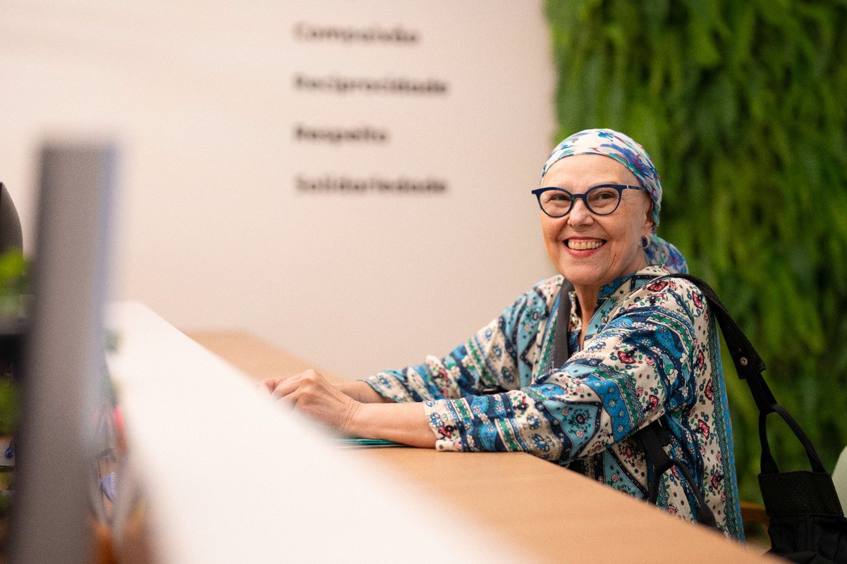 A artista mineira Sônia Lúcia Braga